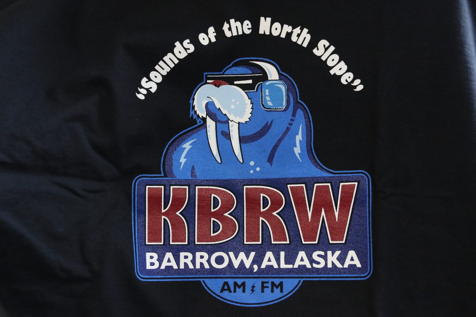 KBRW “Walrus logo” T-shirt | KBRW - AM/FM Silakkuagvik Communications