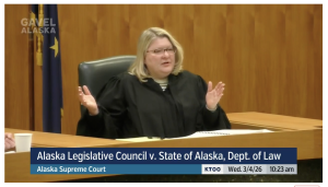 Alaska Supreme Court considers limits of executive and legislative power, including on abortion