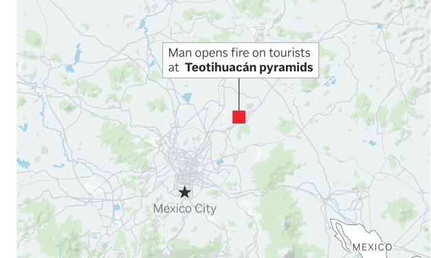 Gunman shoots several tourists at historic pyramids in Mexico