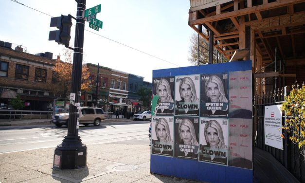 A propaganda war on the National Mall pits Trump against satirical statues and posters