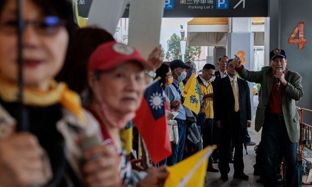 Taiwan’s opposition leader arrives in China for a ‘Journey of Peace’