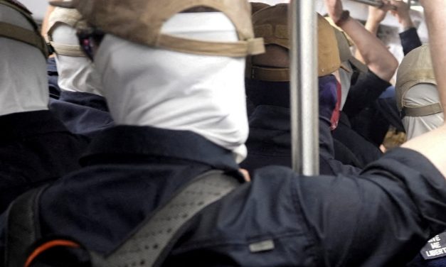 With the white nationalist group Patriot Front, what you see is not what you get