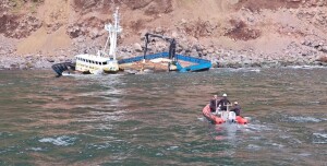 State concludes spill response, begins wreck removal for grounded fishing vessel near St. George Island