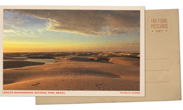 Greetings from a surreal expanse of sand dunes dotted with freshwater lagoons in Brazil