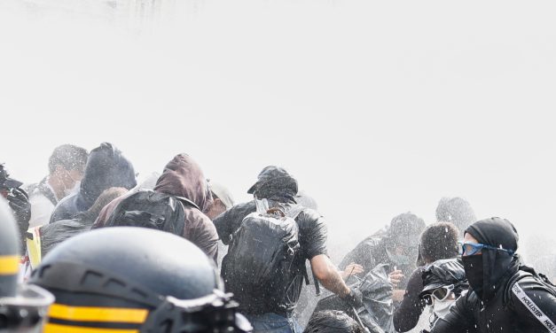 France’s police fire tear gas and water cannons as school protests sweep the country