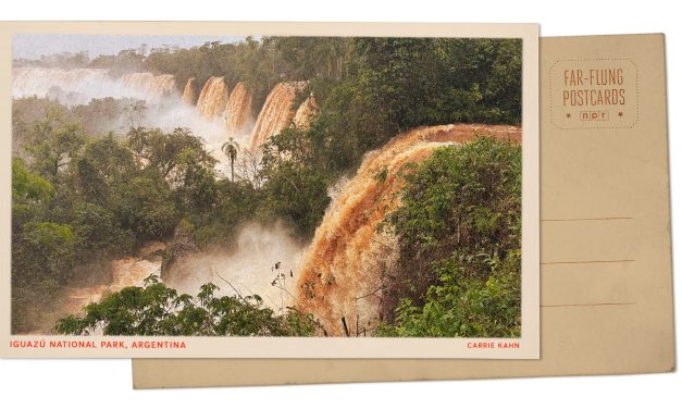Greetings from the Brazil-Argentina border, where waterfalls are flowing at near-record rates